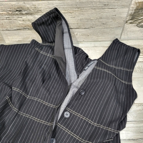 ZARA Striped Button Closure Midi Dress - Picture 9 of 15
